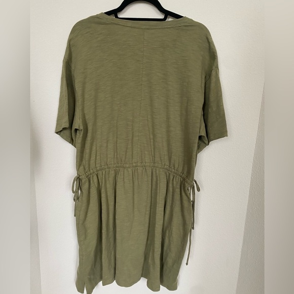 NWOT - Old Navy Cinch Waist Mini Dress - Hunter Green - Size XL - Picture 4 of 5